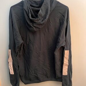 Teal stone island hoodie